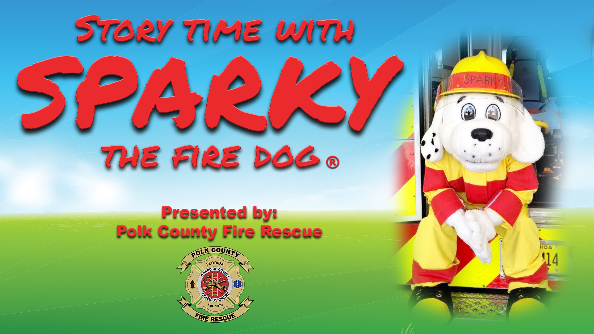 Thumbnail image for Story Time with Sparky - Dial 9-1-1