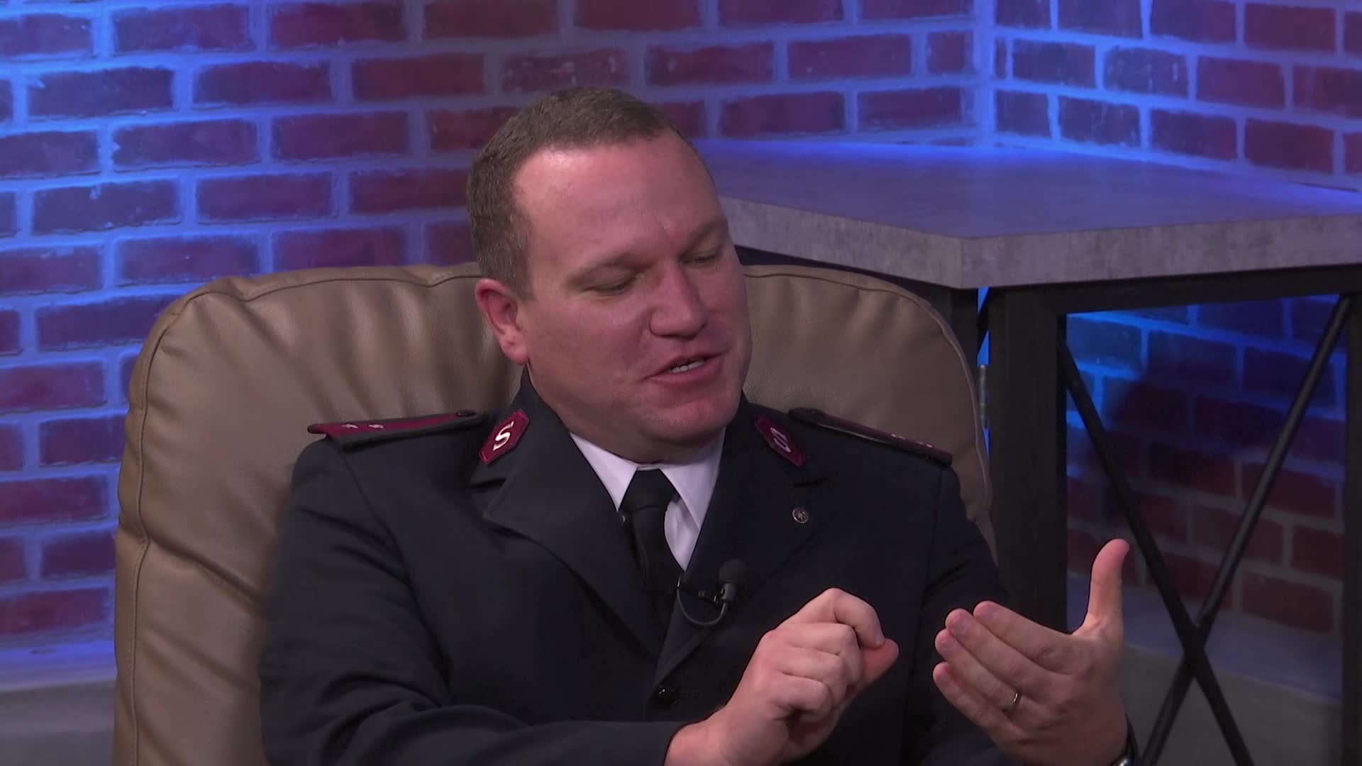 Thumbnail image for Polk Place;The Salvation Army Christmas;Captain Jeremy M. Mockabee