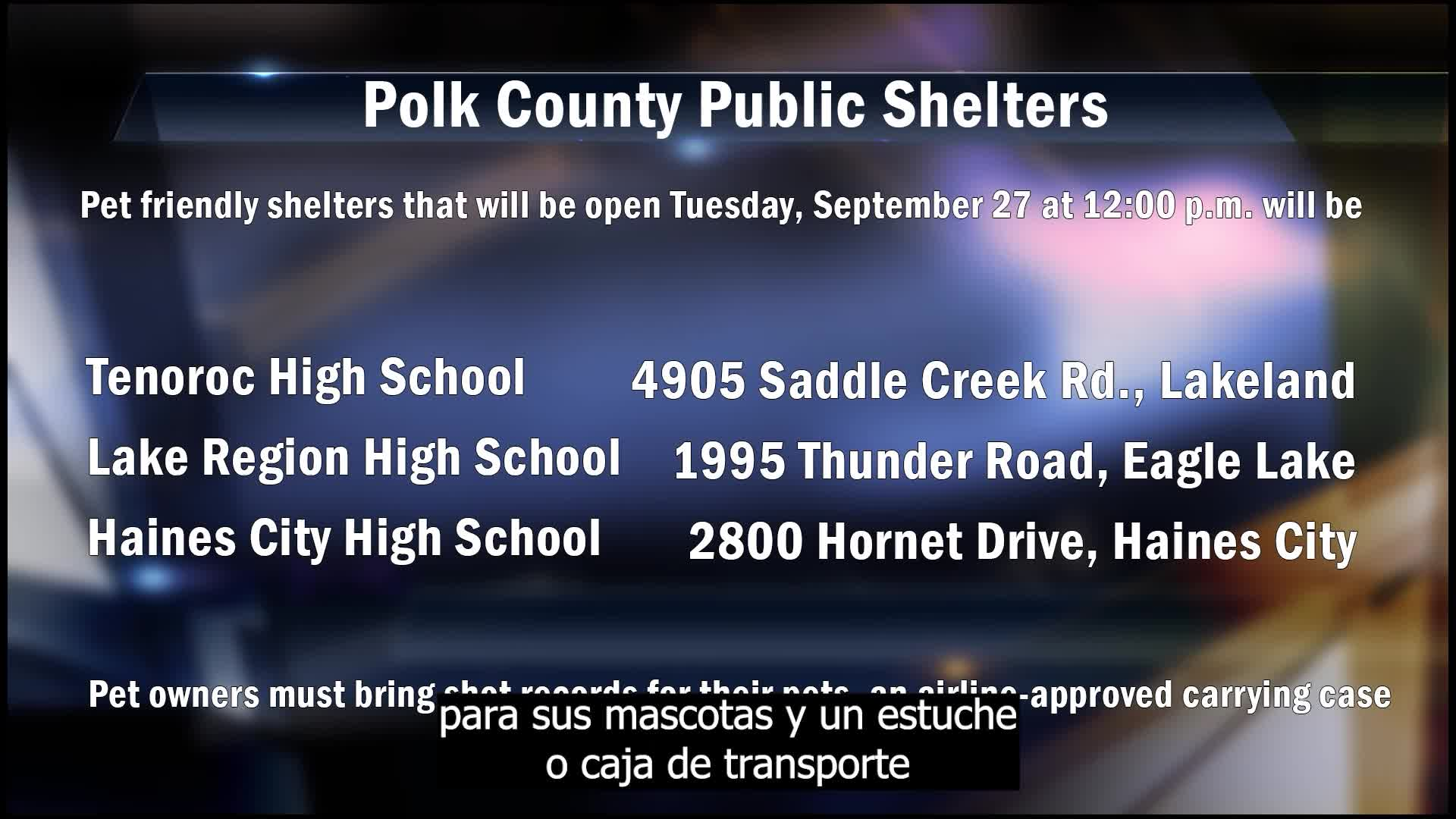 Thumbnail image for Hurricane Ian Pet Shelters