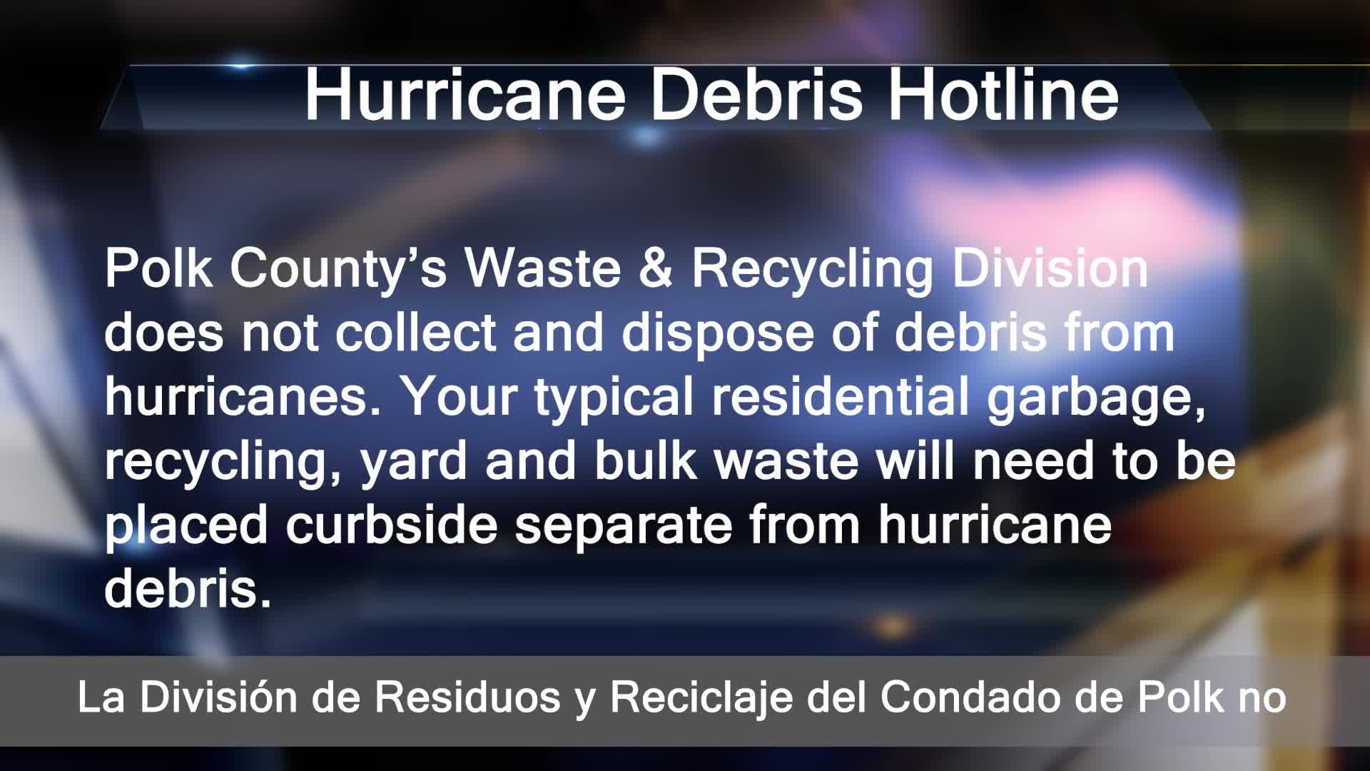 Thumbnail image for Hurricane Ian Debris Hotline
