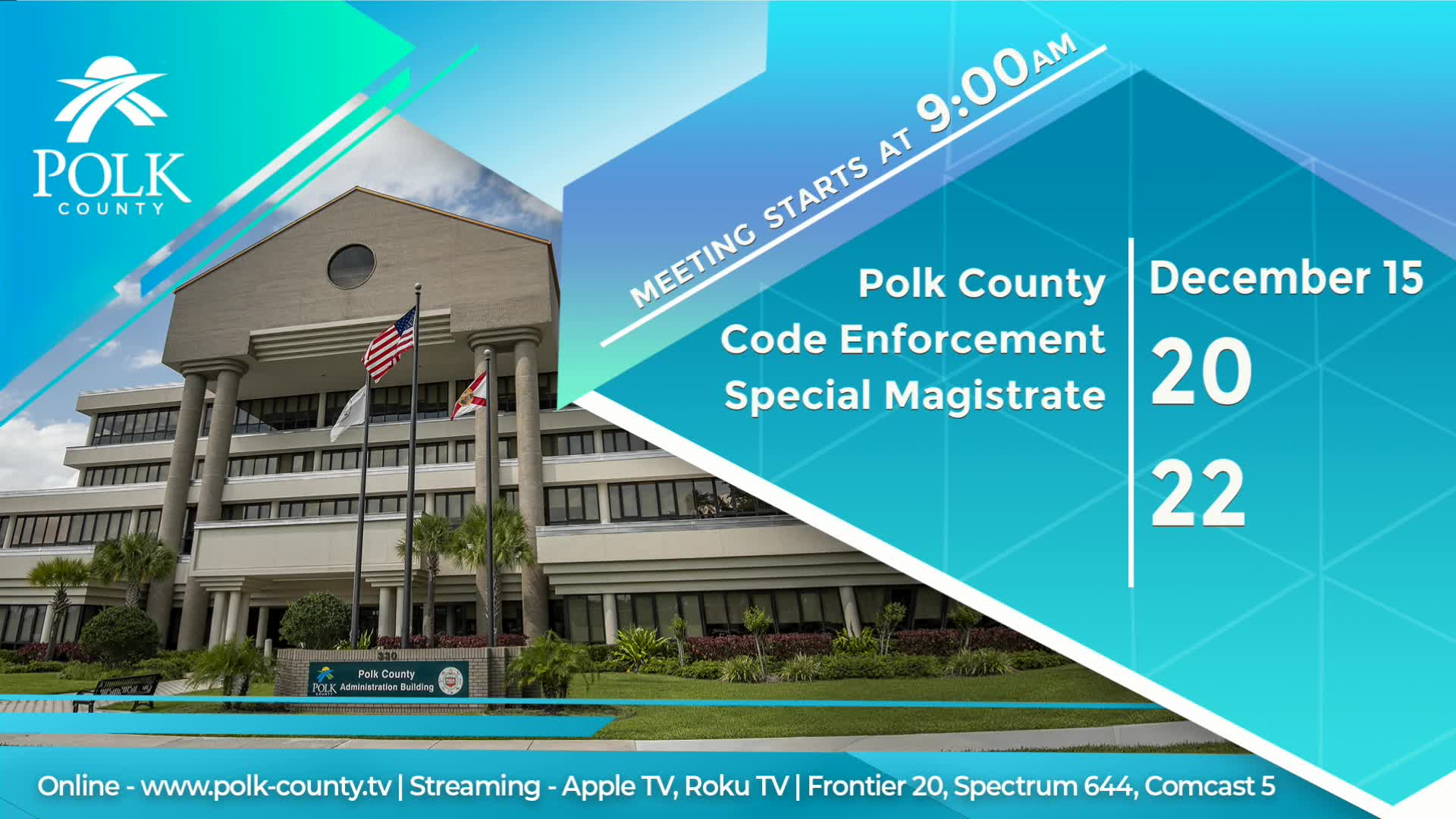 Thumbnail image for Code Enforcement Special Magistrate: December 15, 2022