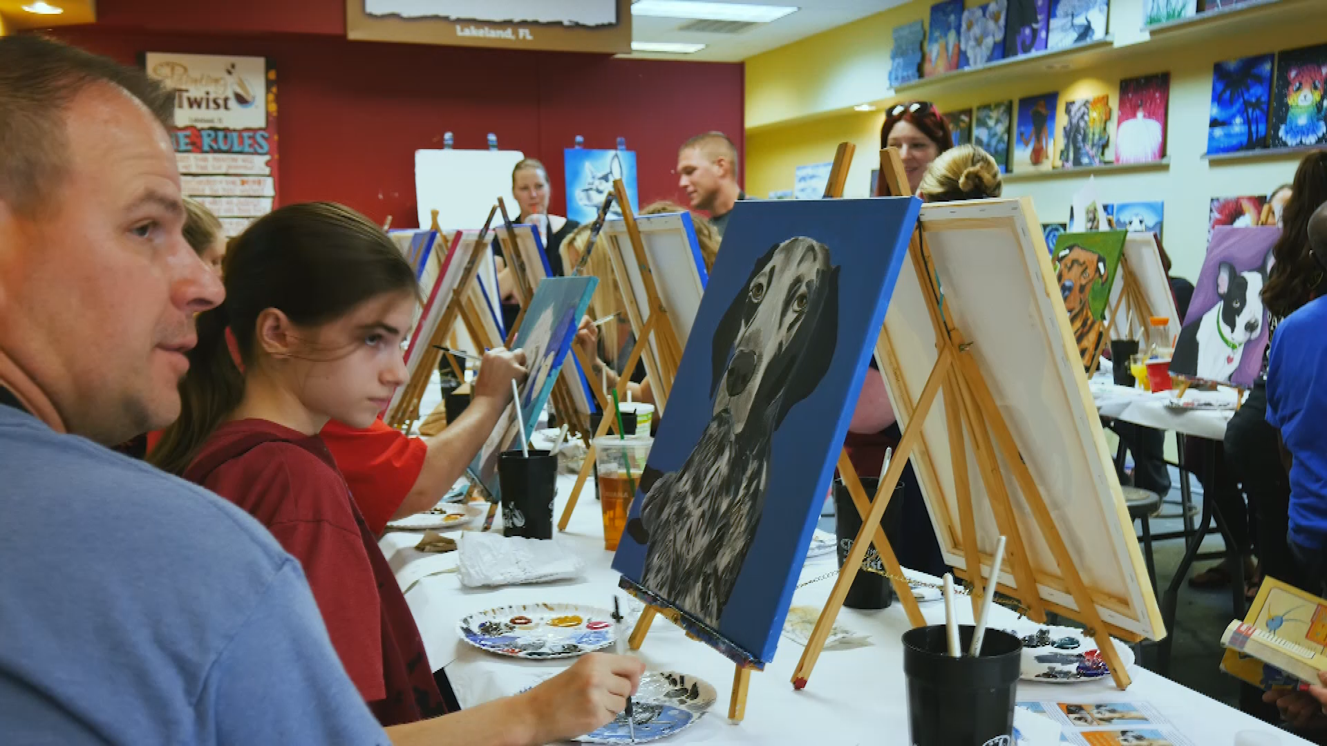 Encounter:Painting with A Twist - Kari Dennis, Gillian Fazio, Joclyn Emerson
