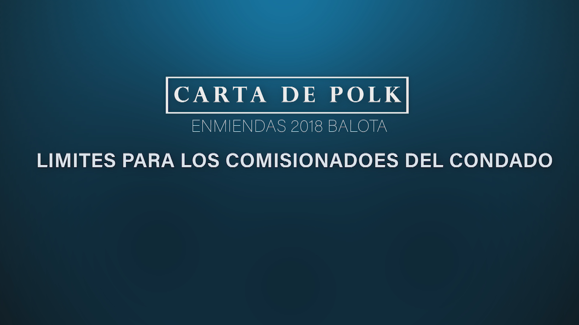 Thumbnail image for Polk Charter Ammendments 2018 Ballot: In Spanish