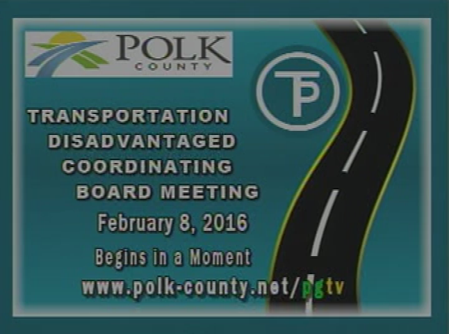 Thumbnail image for Transportation Disadvantaged Board: February 8, 2016